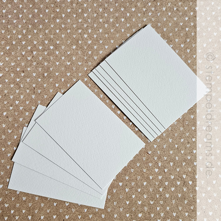 Personalisierte Geschenkanhänger aus Kraftpapier oder Naturpapier
